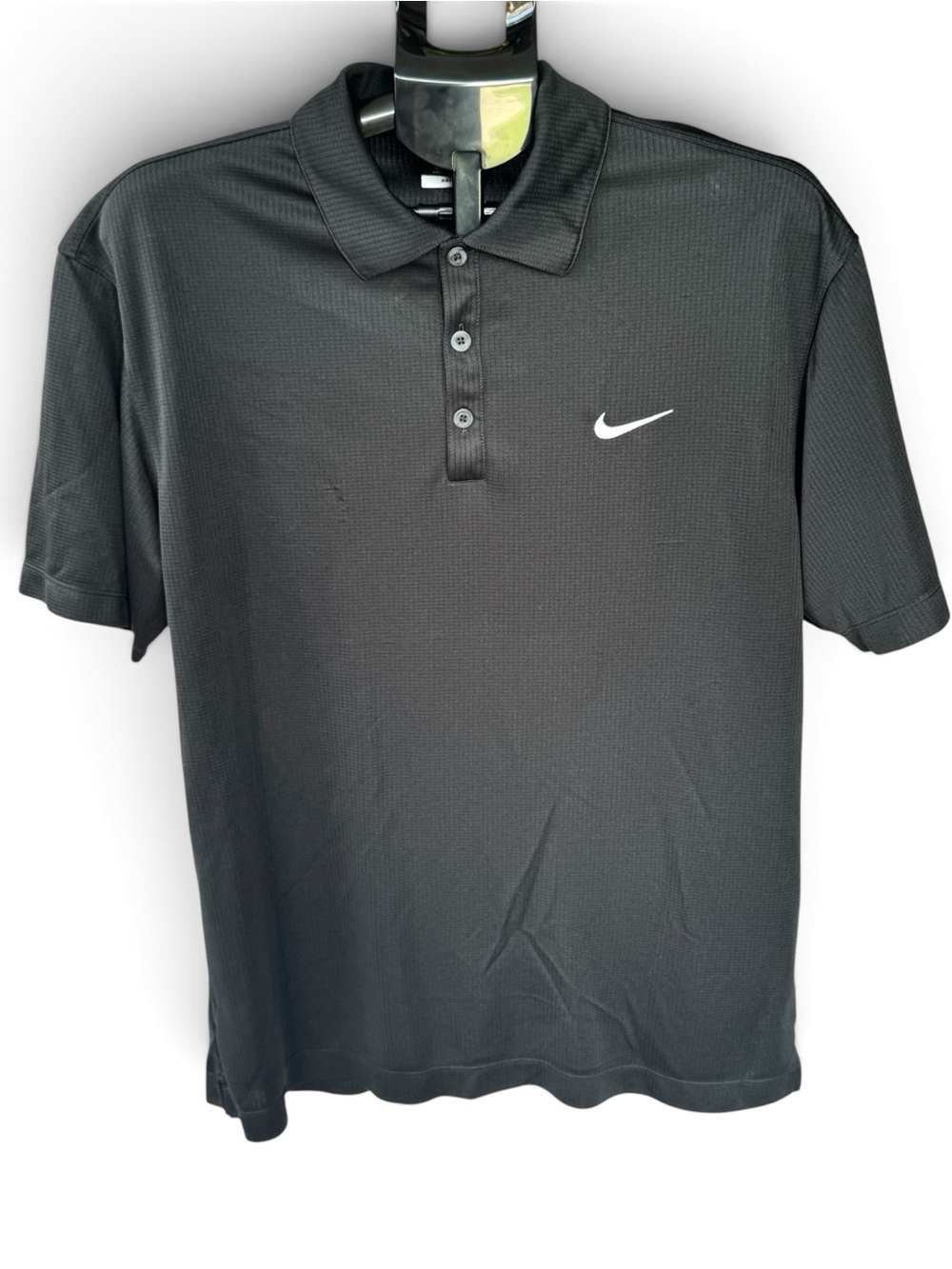 108. Nike Golf Men’s Black Dri-Fit Polo Shirt
